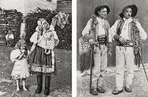 Традиционная одежда словаков. Traditional slovak clothing.